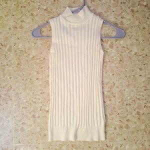 Mock neck tank